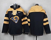 Men Nike St. Louis Rams Customized Navy Blue Stitched NFL Hoodie,baseball caps,new era cap wholesale,wholesale hats